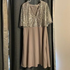 Boo-boo occasion silver/grey dress
